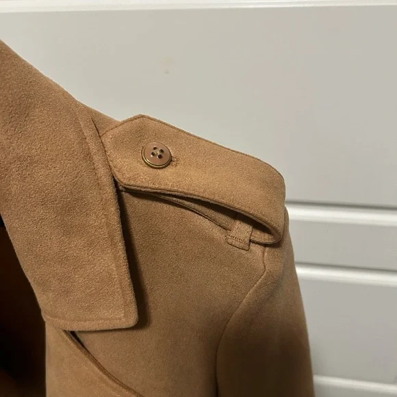 Nanette Lepore Suede Camel Jacket - Picture 3 of 4